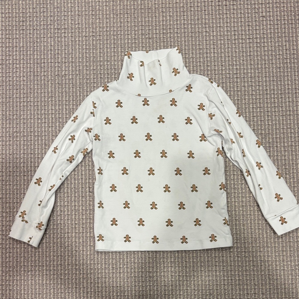 Little English Gingerbread man Turtleneck Shirt